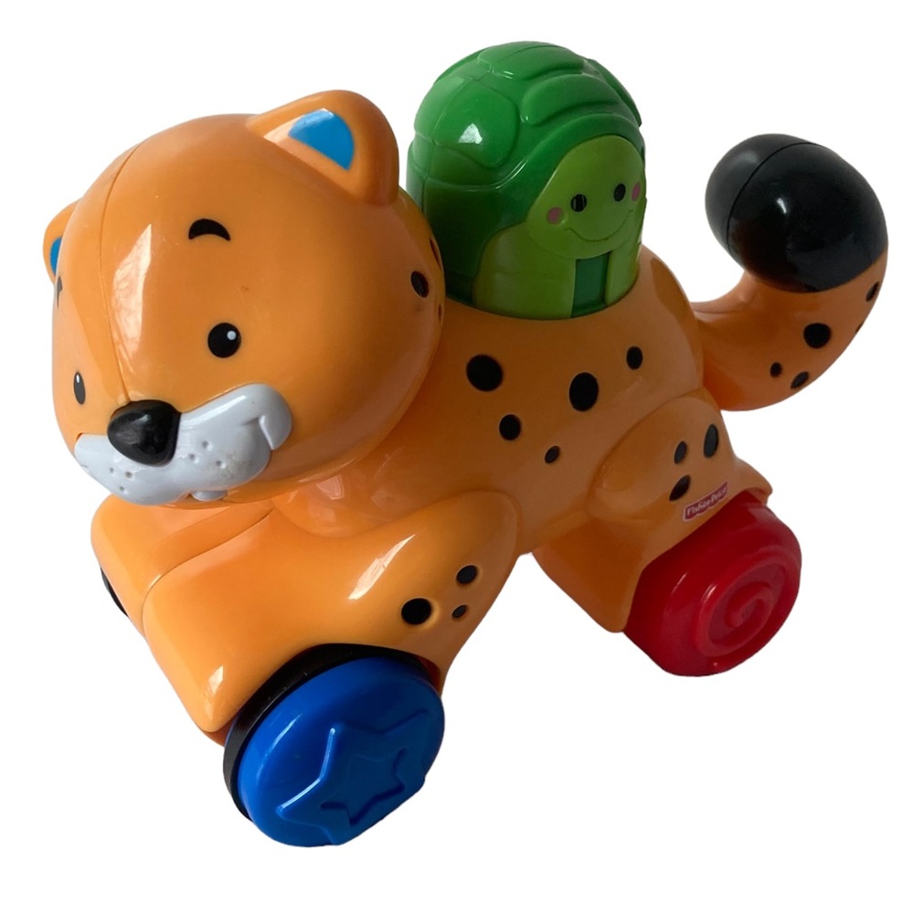 Fisher Price Amazing‎ Animals Press & Go Cheetah - Baby Toddler Toy 6-36 months